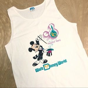 DISNEY World 20th Anniversary 90s Vintage Tank Top